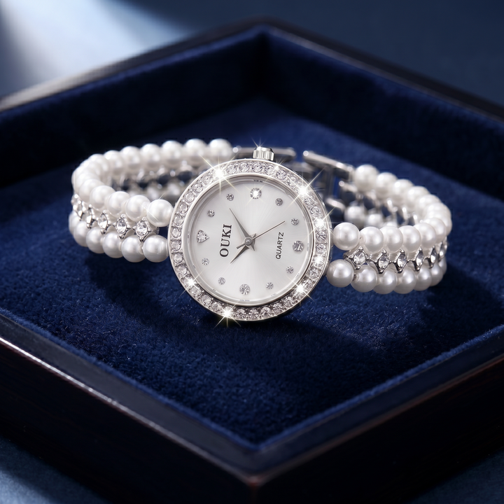 Helene Pearl Bracelet Watch