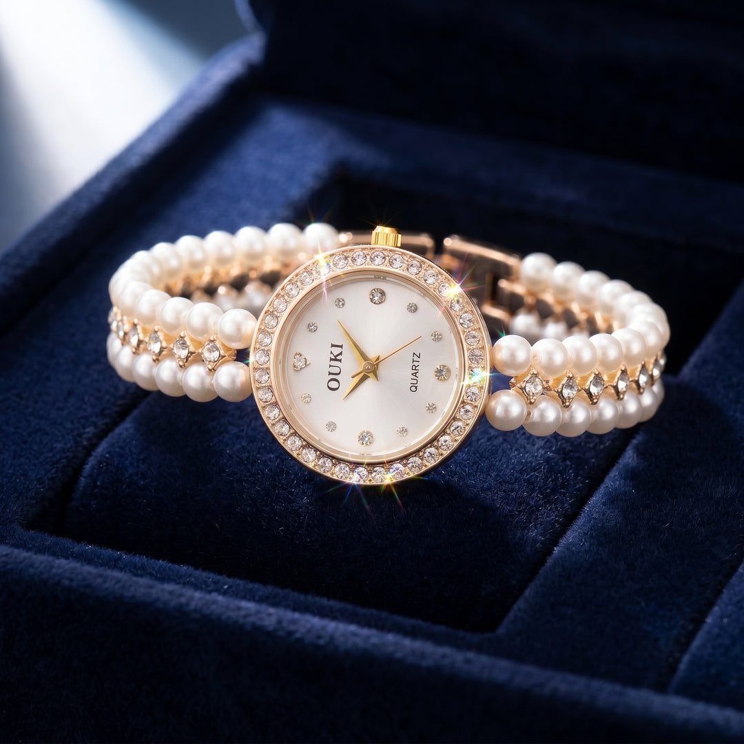 Helene Pearl Bracelet Watch