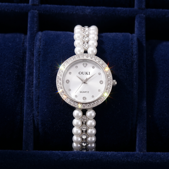 Helene Pearl Bracelet Watch