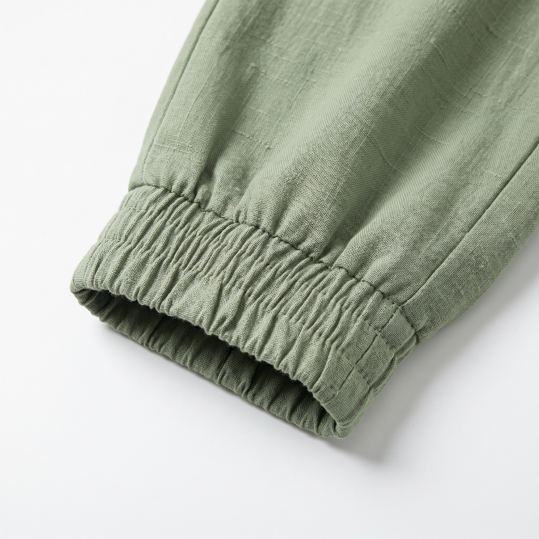 Lucas Linen-Blend Jogger Pant