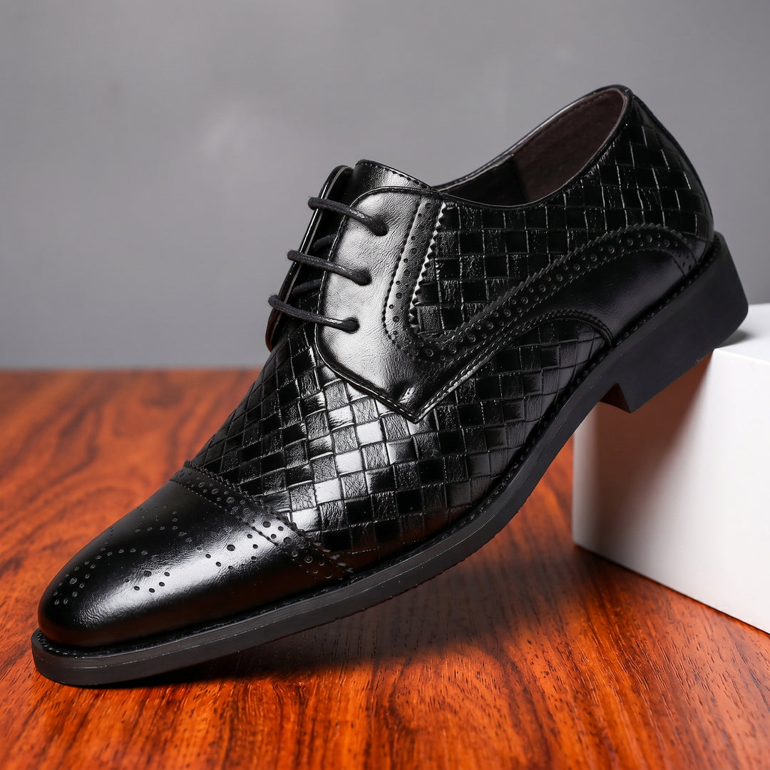 Blenheim Leather Derby Brogue Shoe