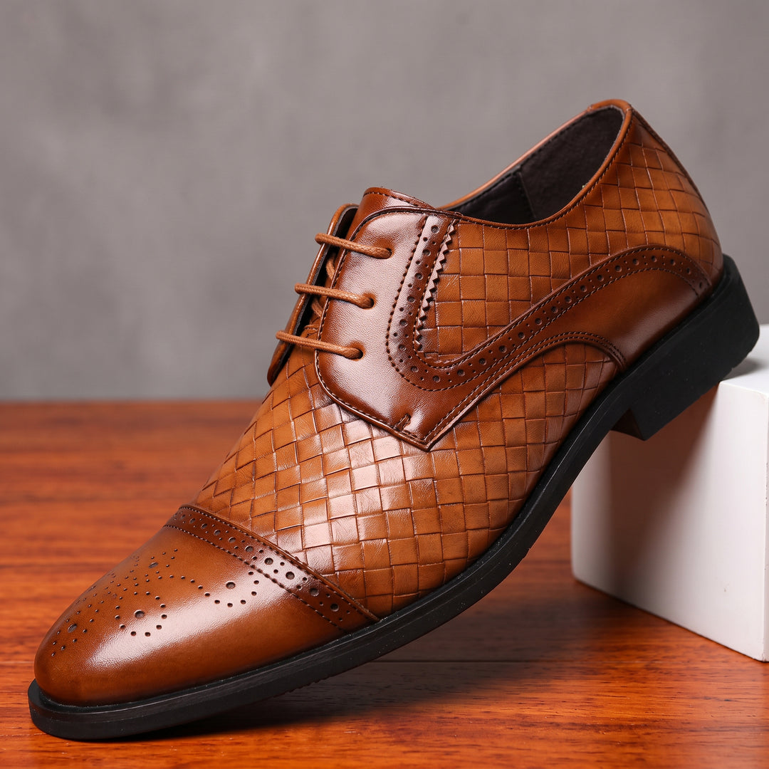 Blenheim Leather Derby Brogue Shoe