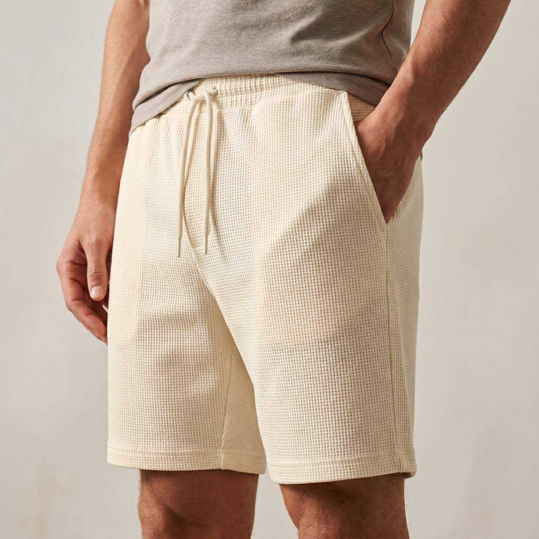 Cole Waffle-Knit Shorts