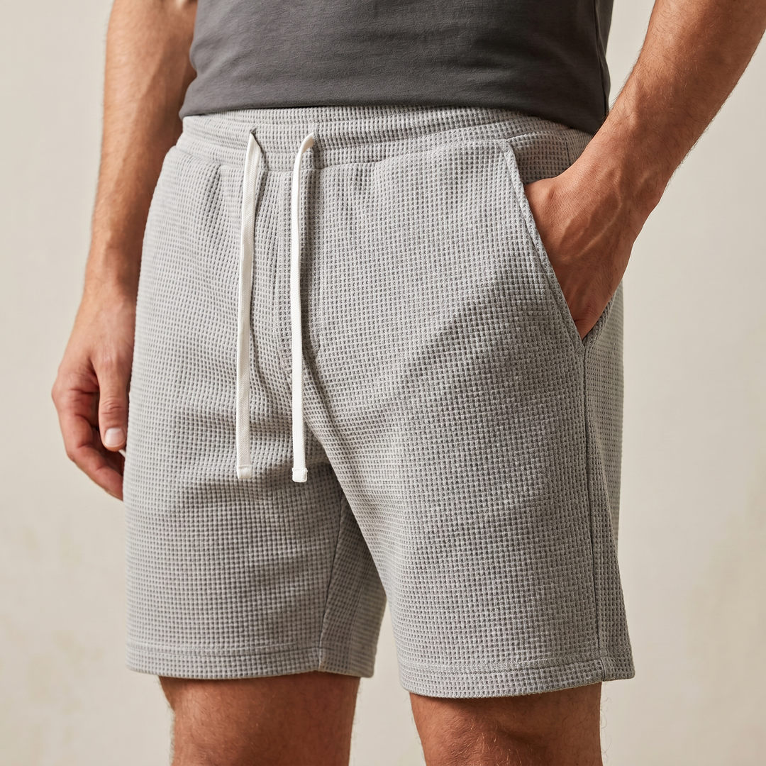Cole Waffle-Knit Shorts