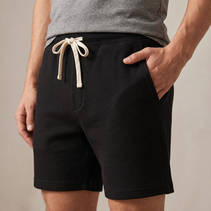Cole Waffle-Knit Shorts