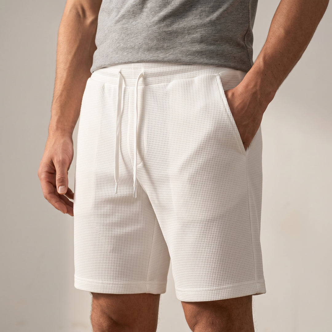 Cole Waffle-Knit Shorts