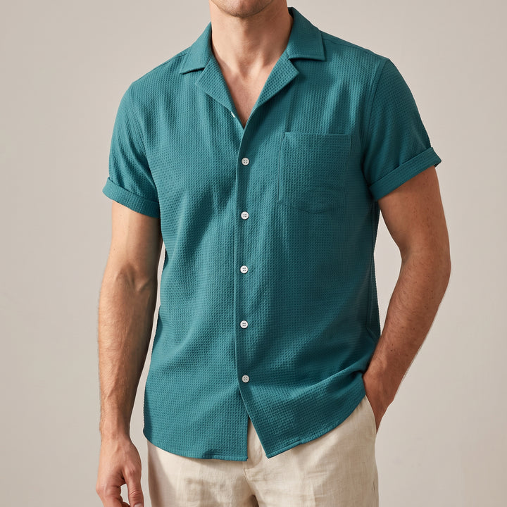 Romero Corduroy Cuban Collar Shirt