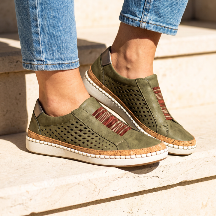 Melanie Orthopedic Leather Sneaker