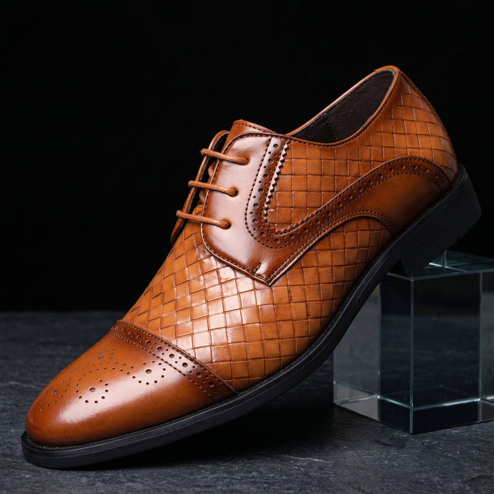 Blenheim Leather Derby Brogue Shoe