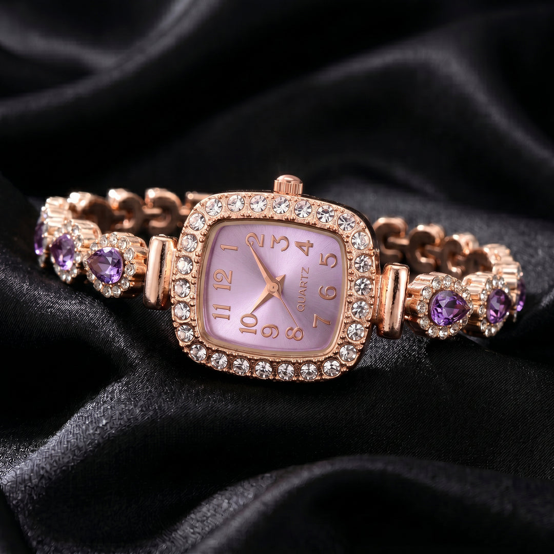 Analise Rhinestone Bracelet Watch