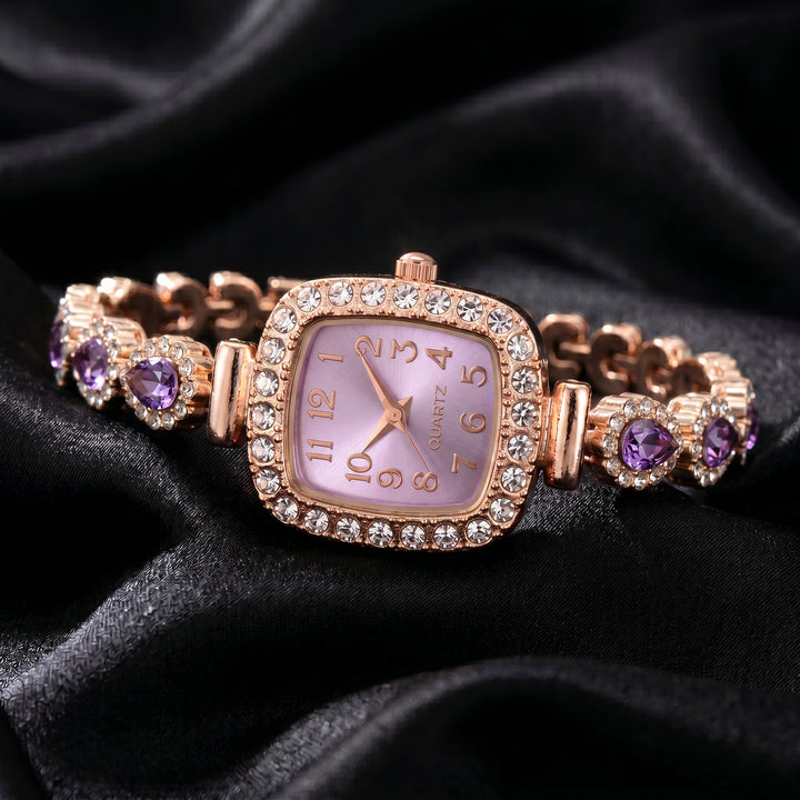 Analise Rhinestone Bracelet Watch