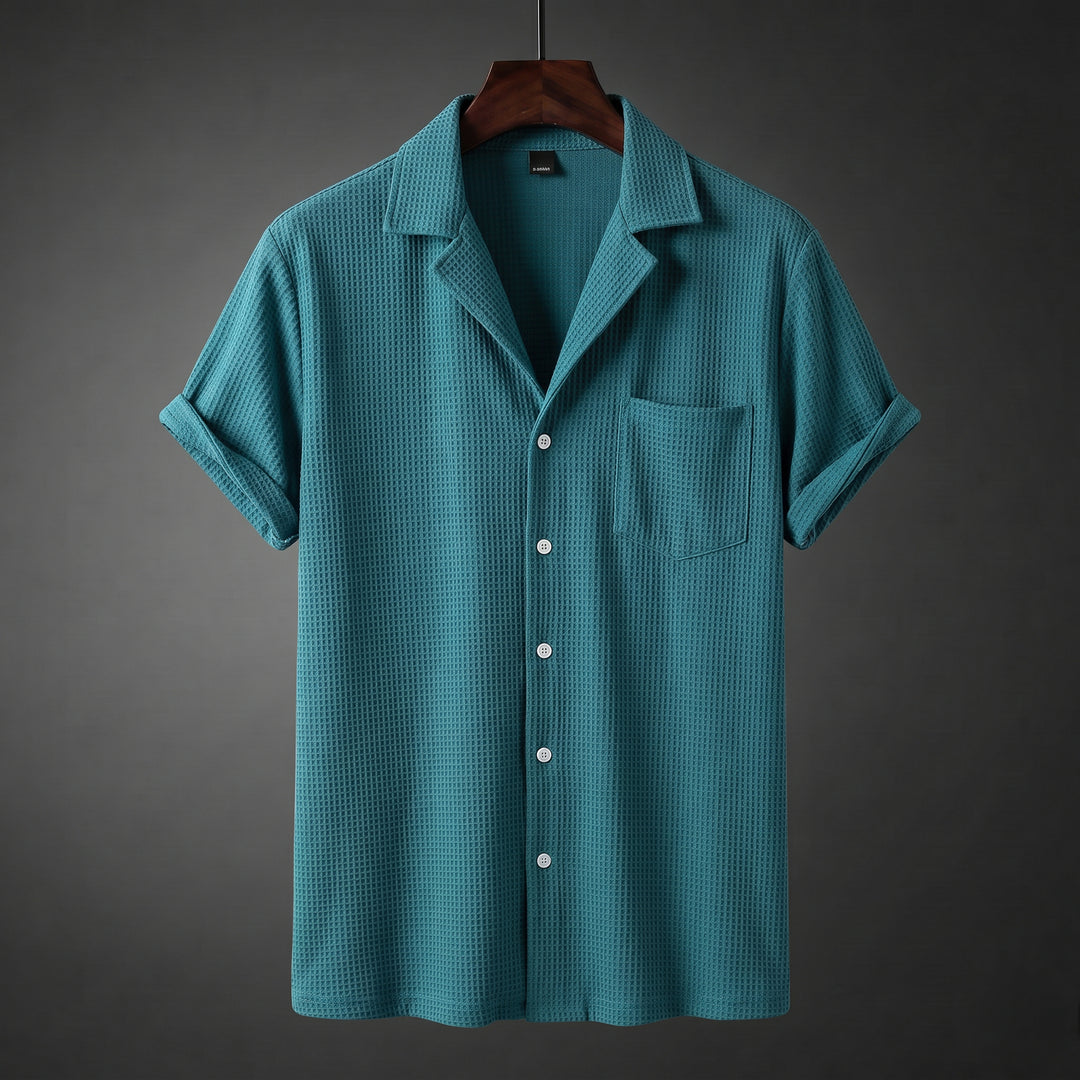 Romero Corduroy Cuban Collar Shirt