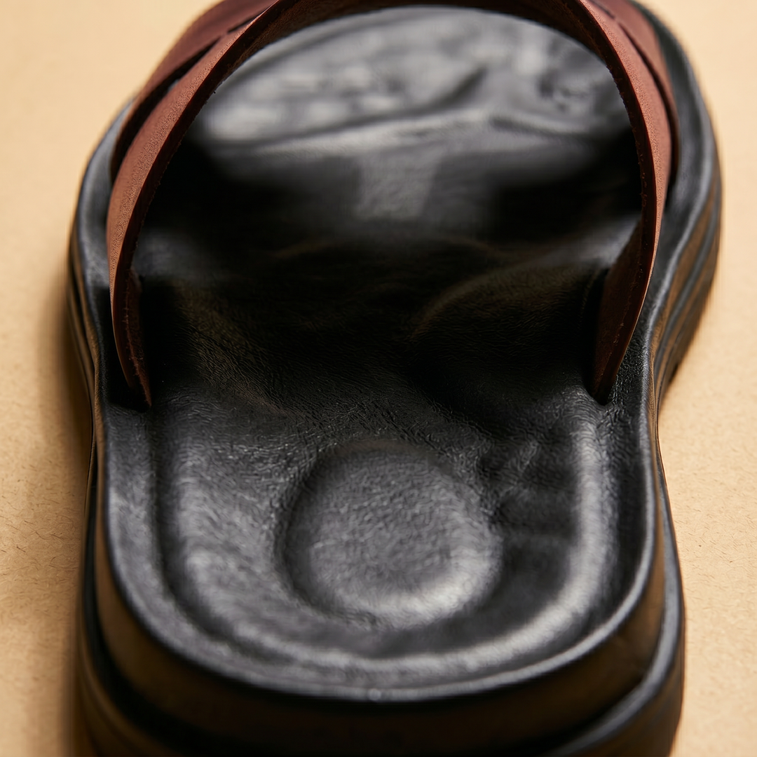 Leon Leather Orthopedic Sandal