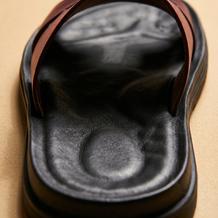 Leon Leather Orthopedic Sandal