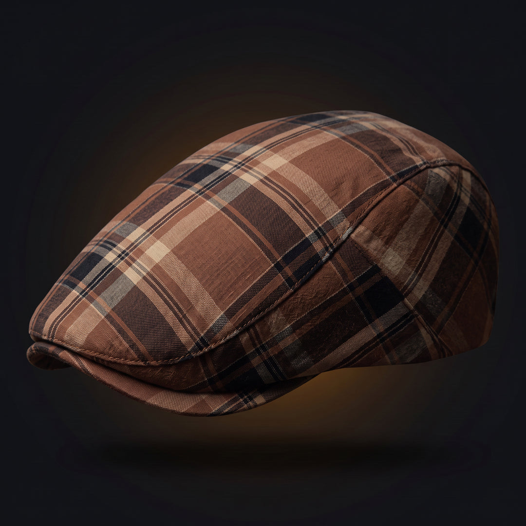 Phillips Plaid Flat Cap
