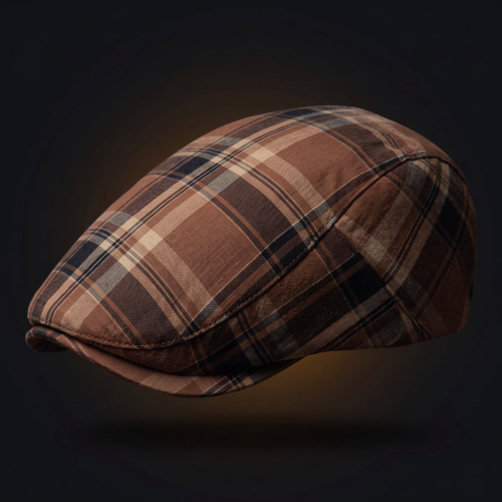 Phillips Plaid Flat Cap