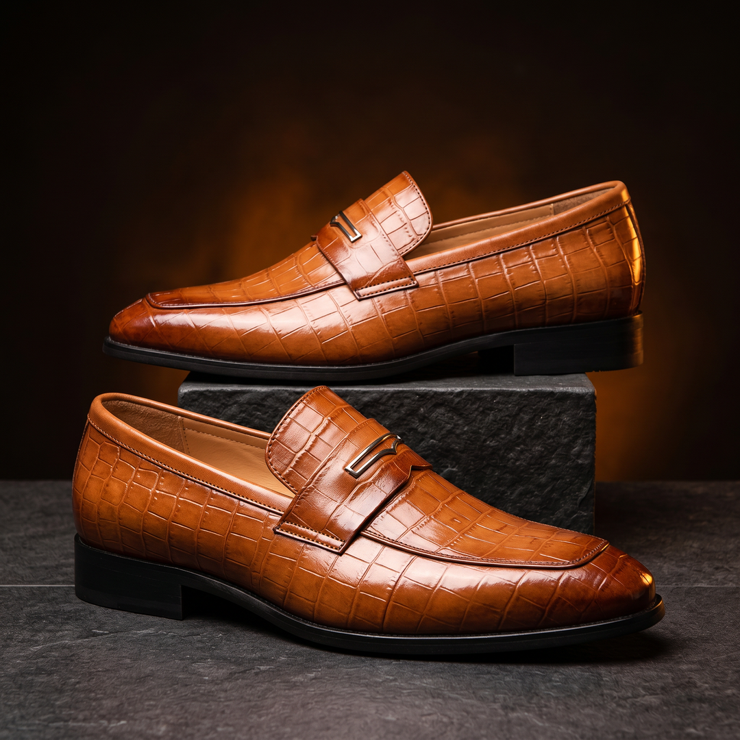 Valencio Leather Penny Loafer