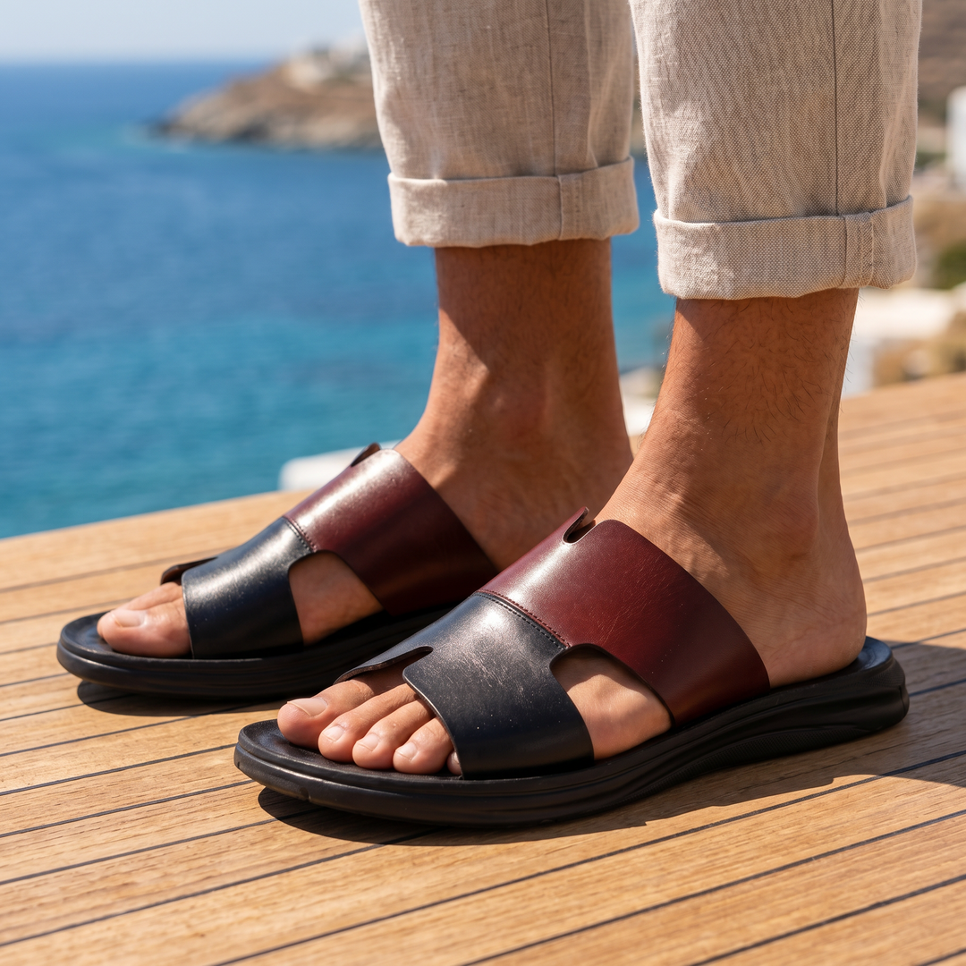 Leon Leather Orthopedic Sandal