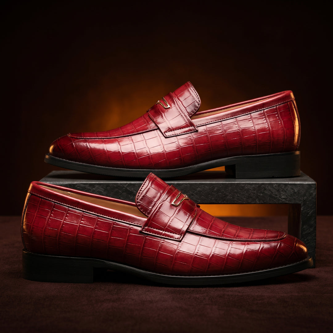 Valencio Leather Penny Loafer