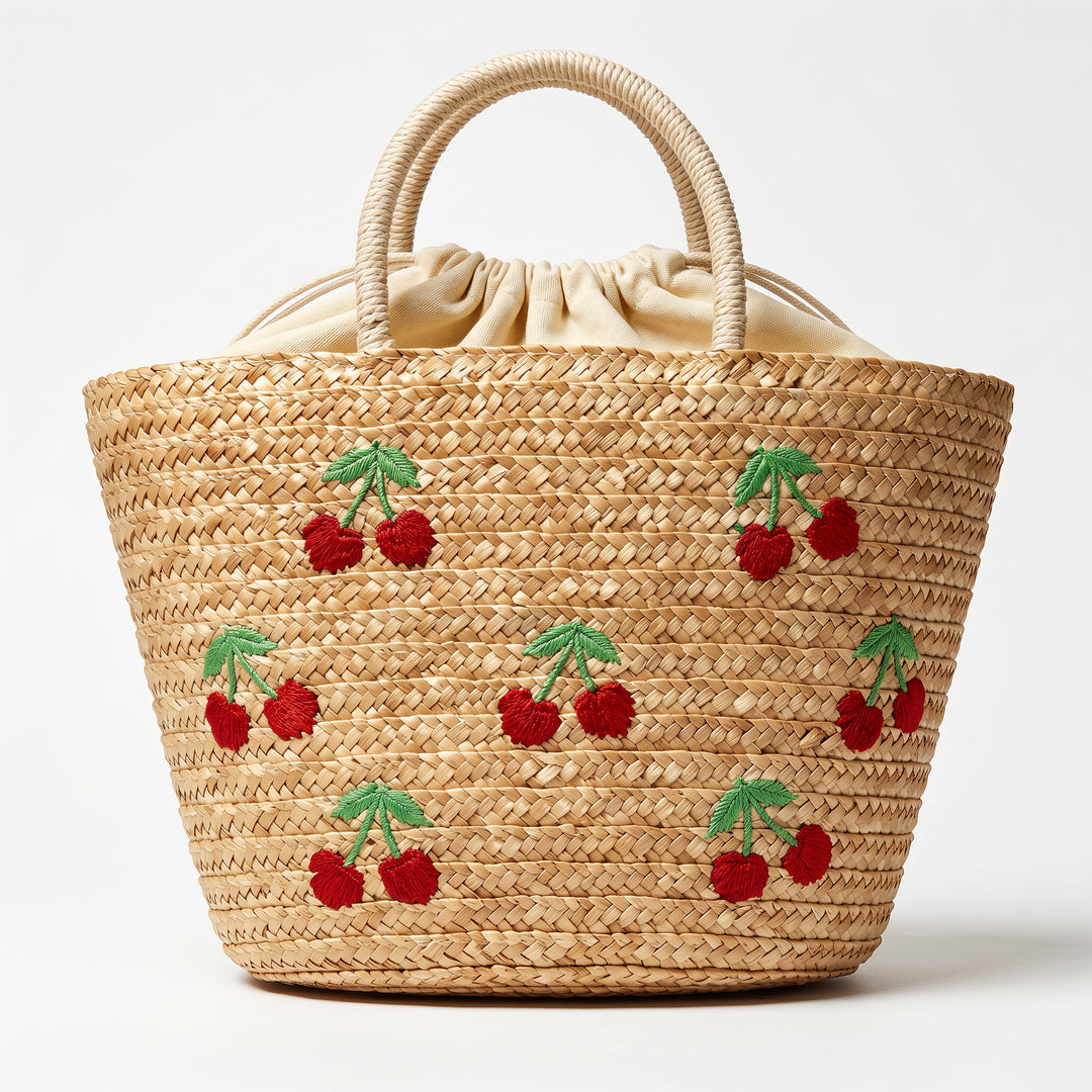 Dolce Frutta Straw Tote Bag