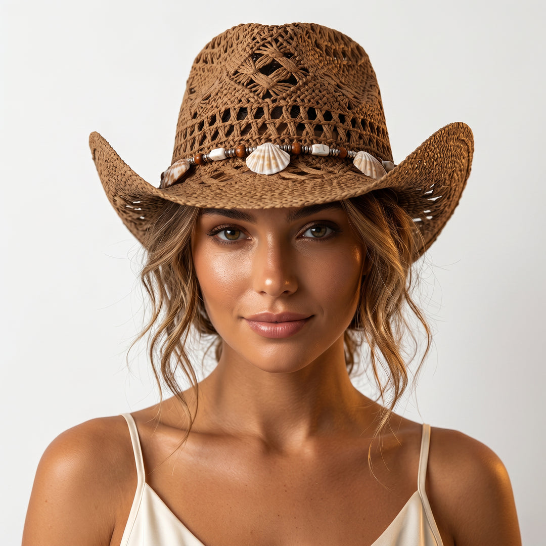 Seashore Shell Straw Beach Hat