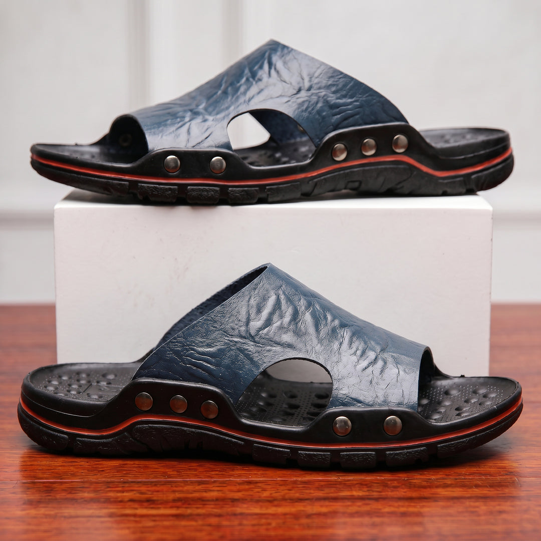 Ferraro Leather Slide Sandal