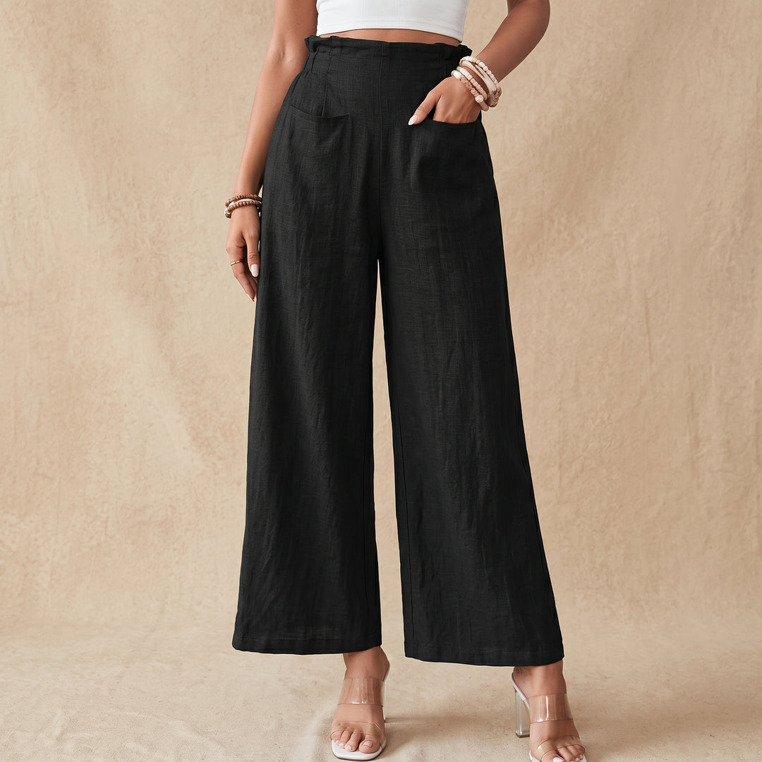 Marjon Linen Wide-Leg Pant
