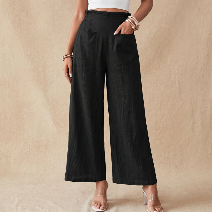 Marjon Linen Wide-Leg Pant