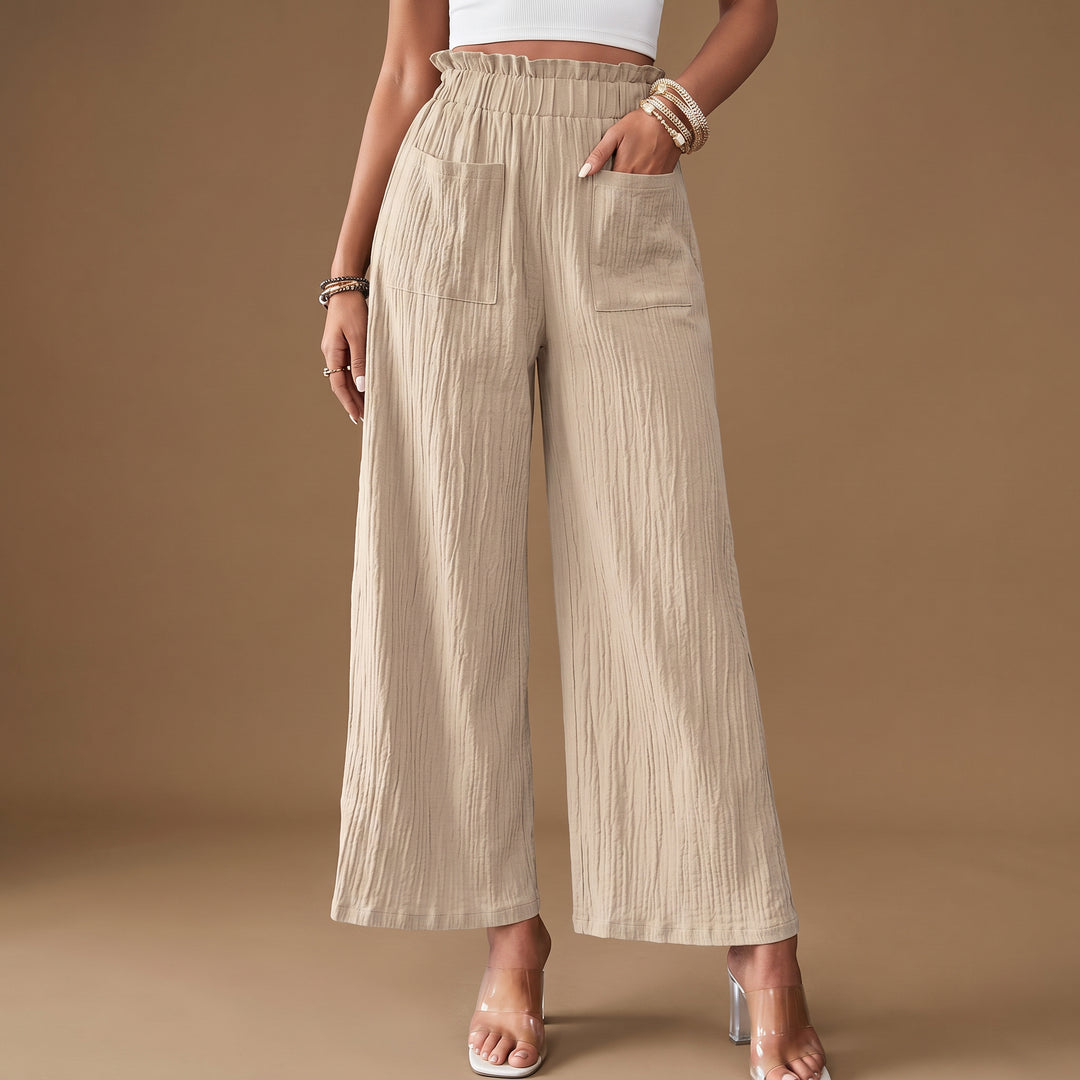 Marjon Linen Wide-Leg Pant