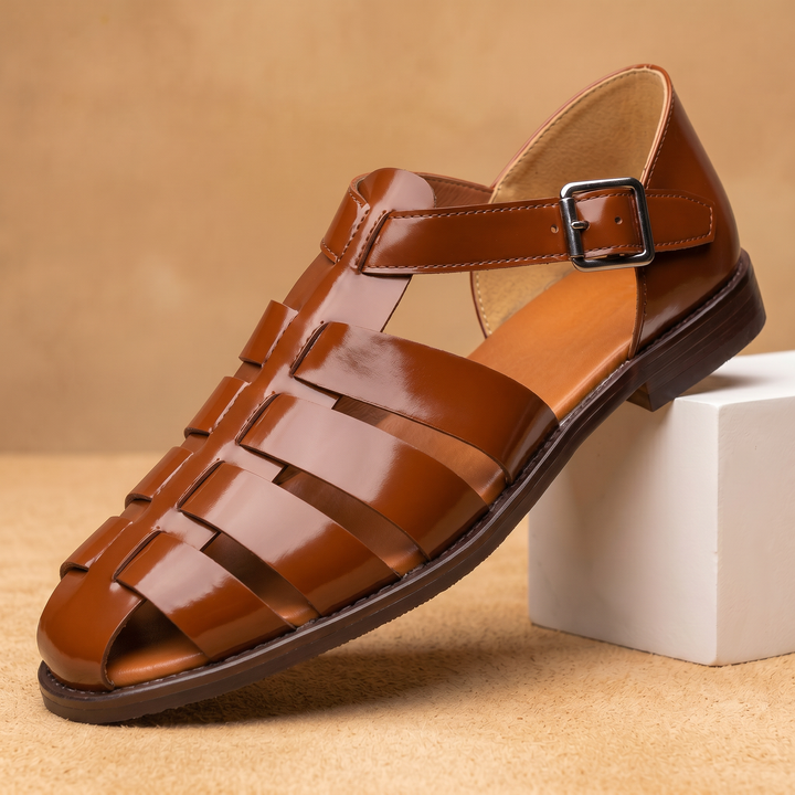 Verger Gladiator Leather Sandal