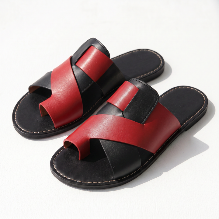 Hilton Leather Slide Sandal