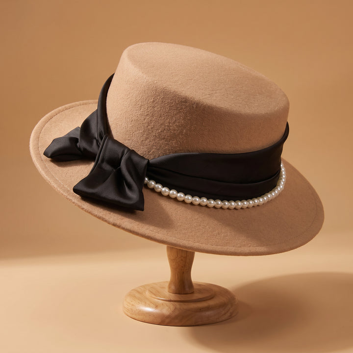 Anissa Pearl Felt Hat