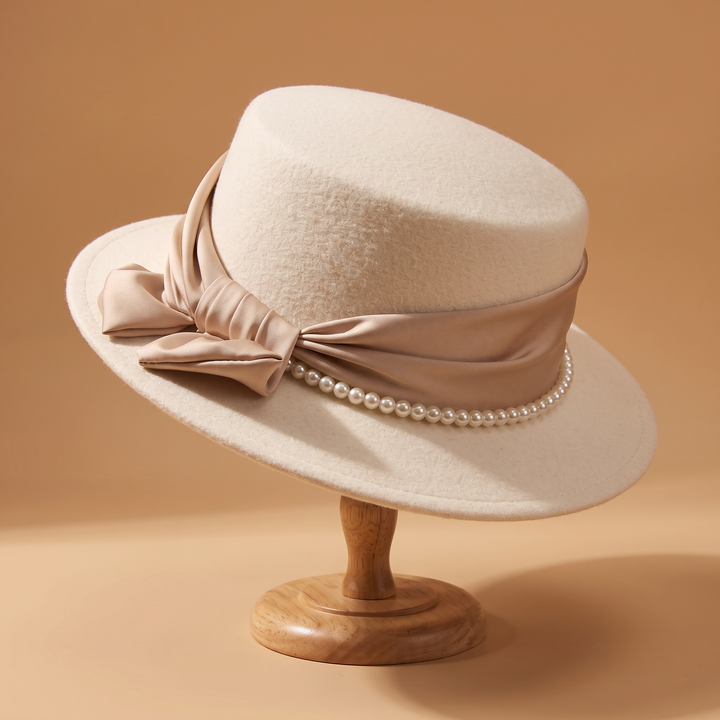 Anissa Pearl Felt Hat