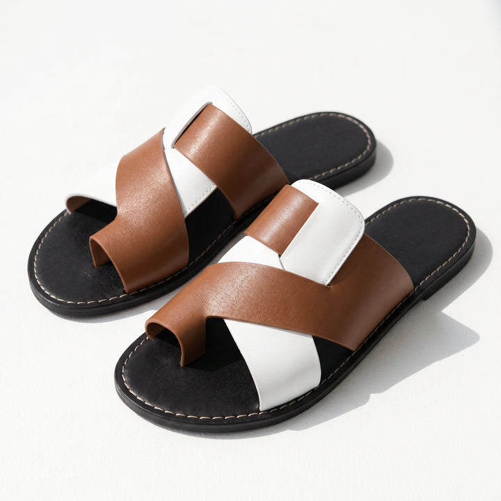 Hilton Leather Slide Sandal