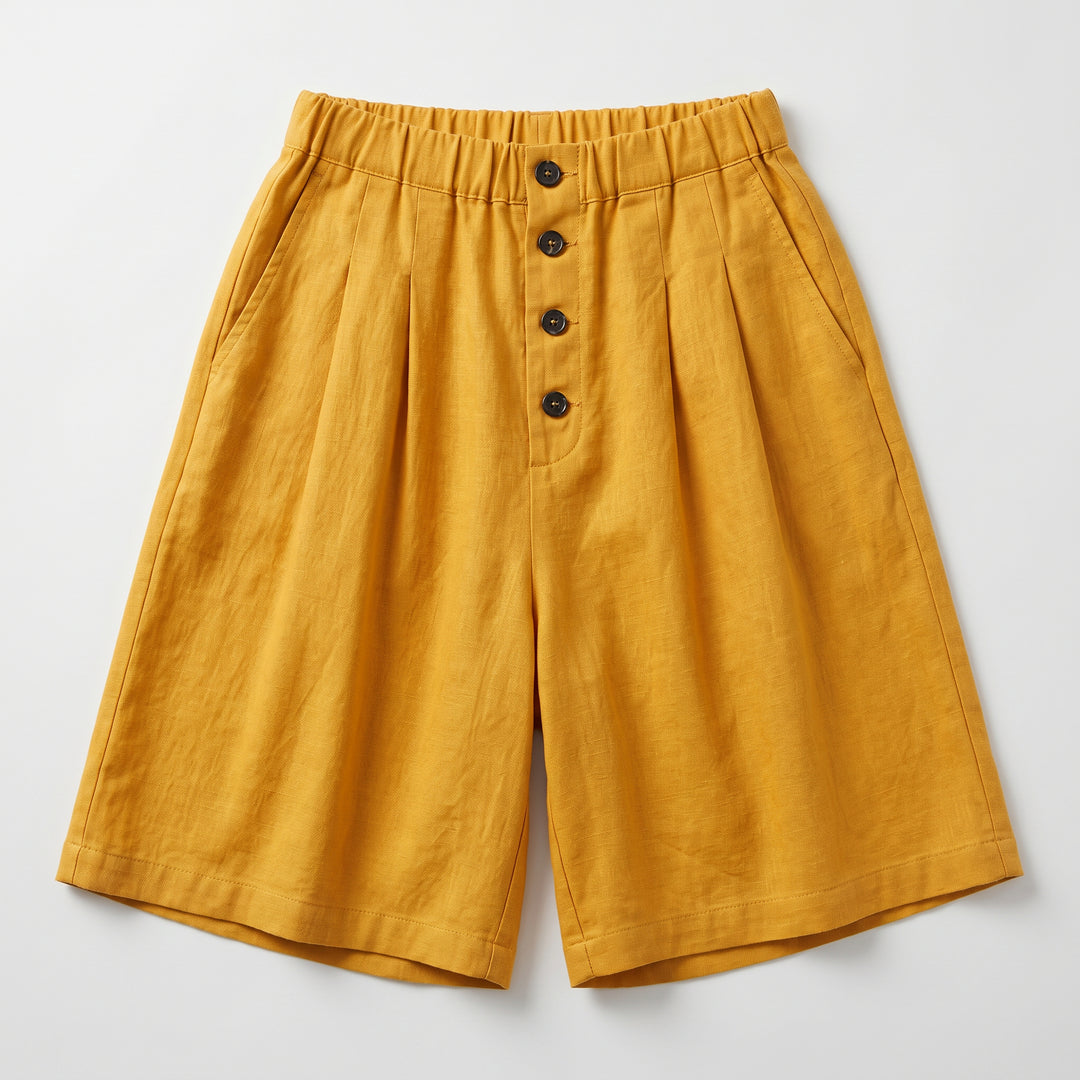Rosella Cotton-Linen Shorts