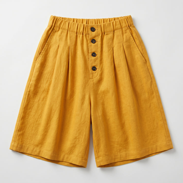 Rosella Cotton-Linen Shorts