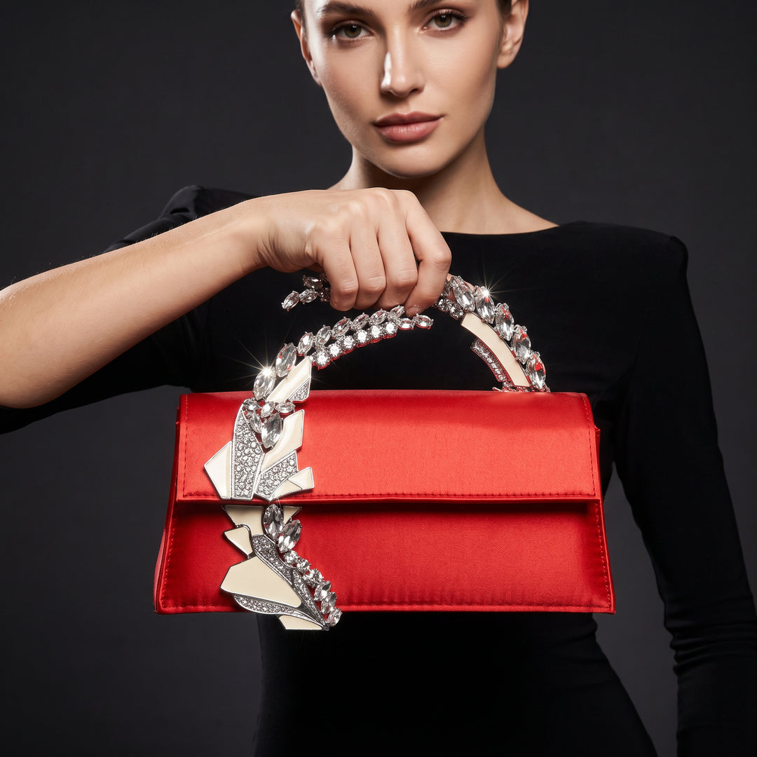 Valenzia Leather Clutch Bag