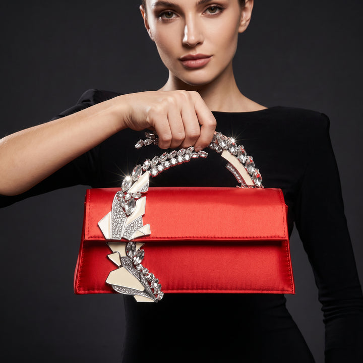 Valenzia Leather Clutch Bag