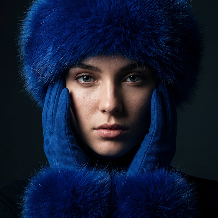 Wynn Fur Headband & Glove Set