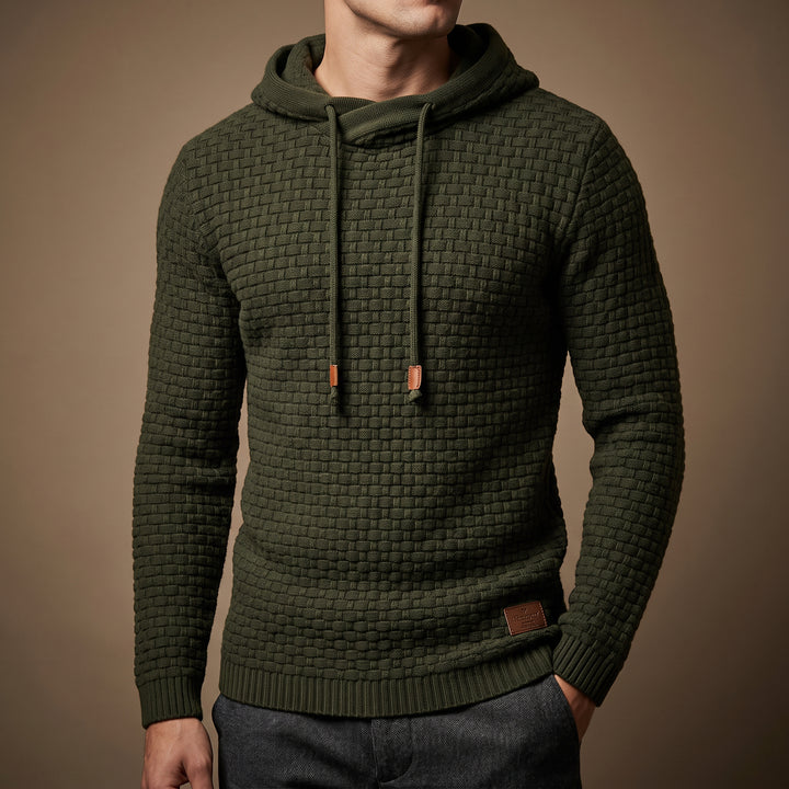 Brooks Waffle Knit Hoodie