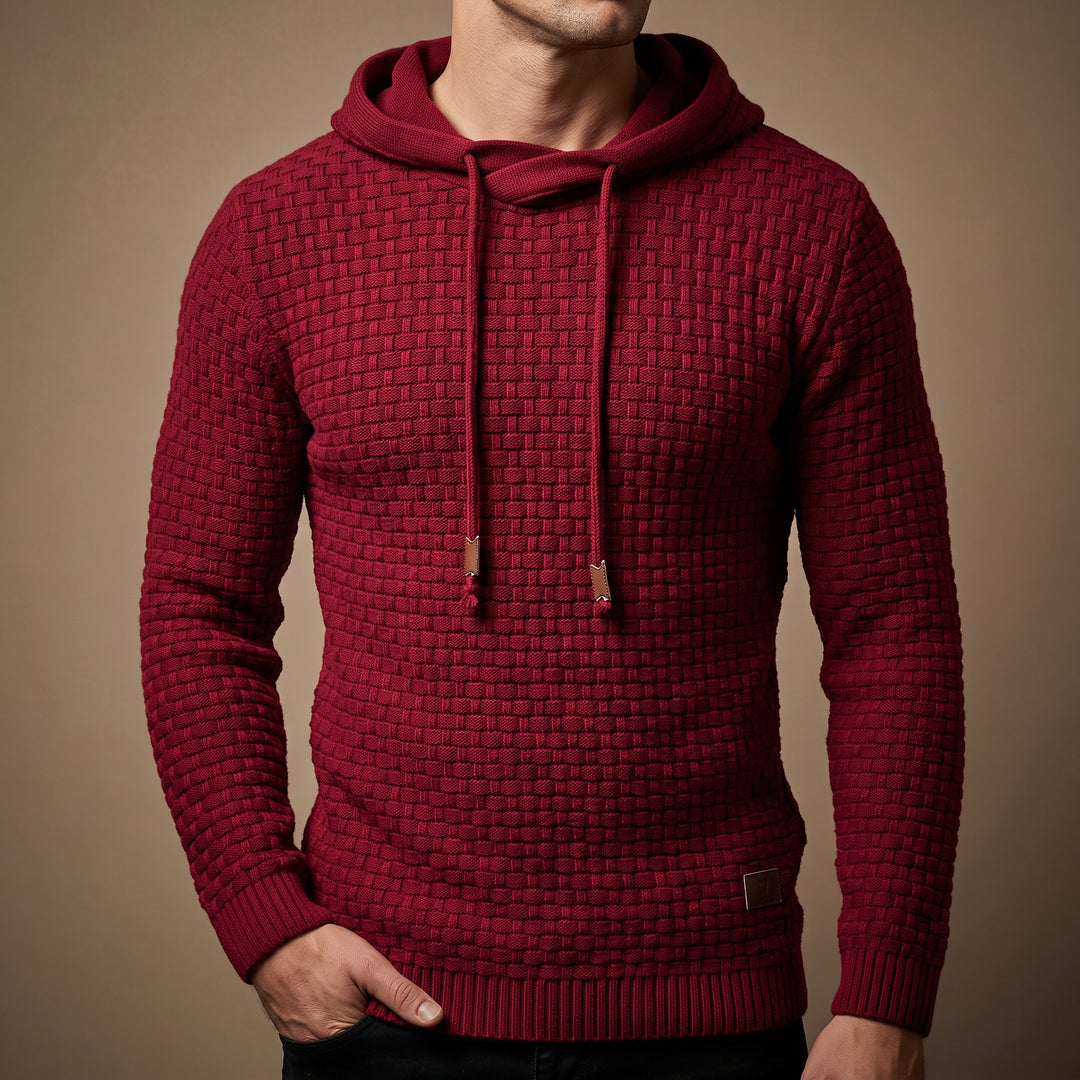 Brooks Waffle Knit Hoodie
