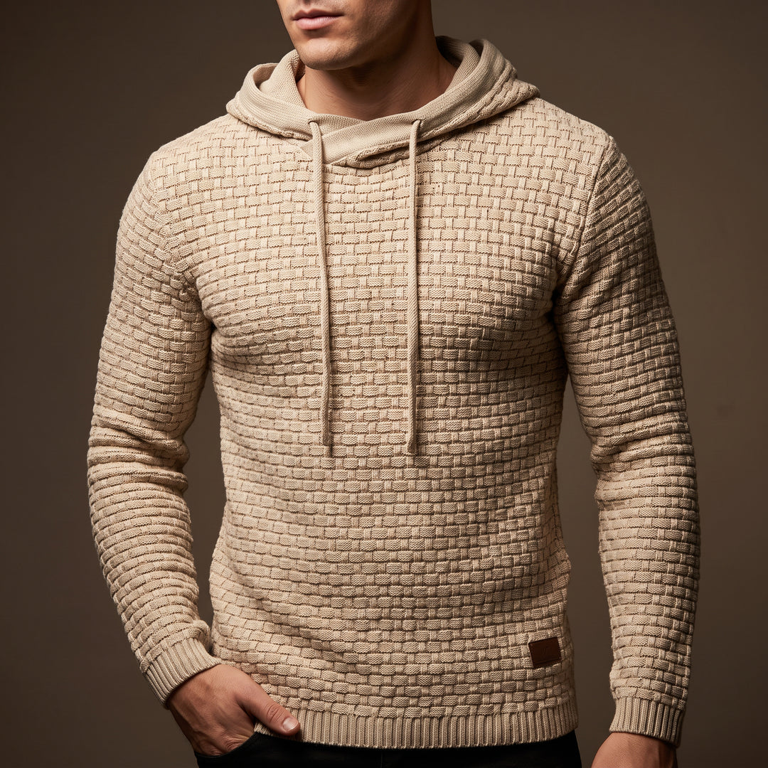 Brooks Waffle Knit Hoodie