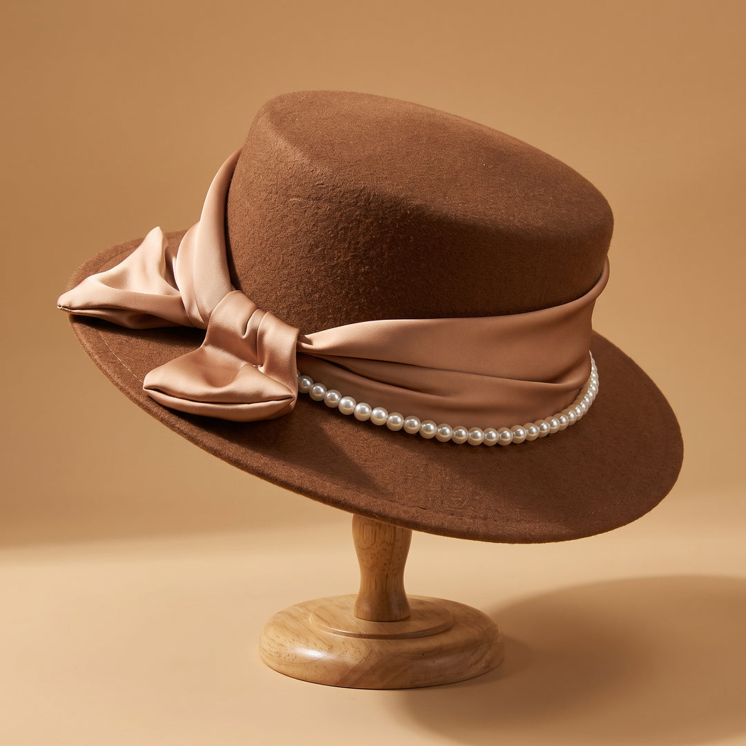 Anissa Pearl Felt Hat
