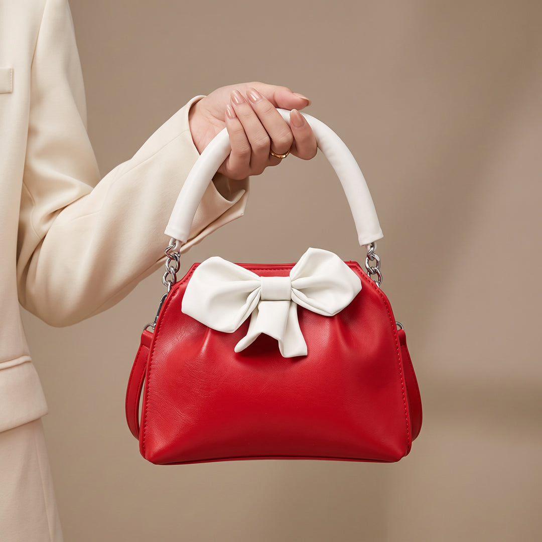 Georgina Leather Bow Bag