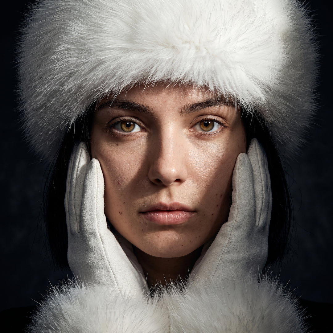 Wynn Fur Headband & Glove Set